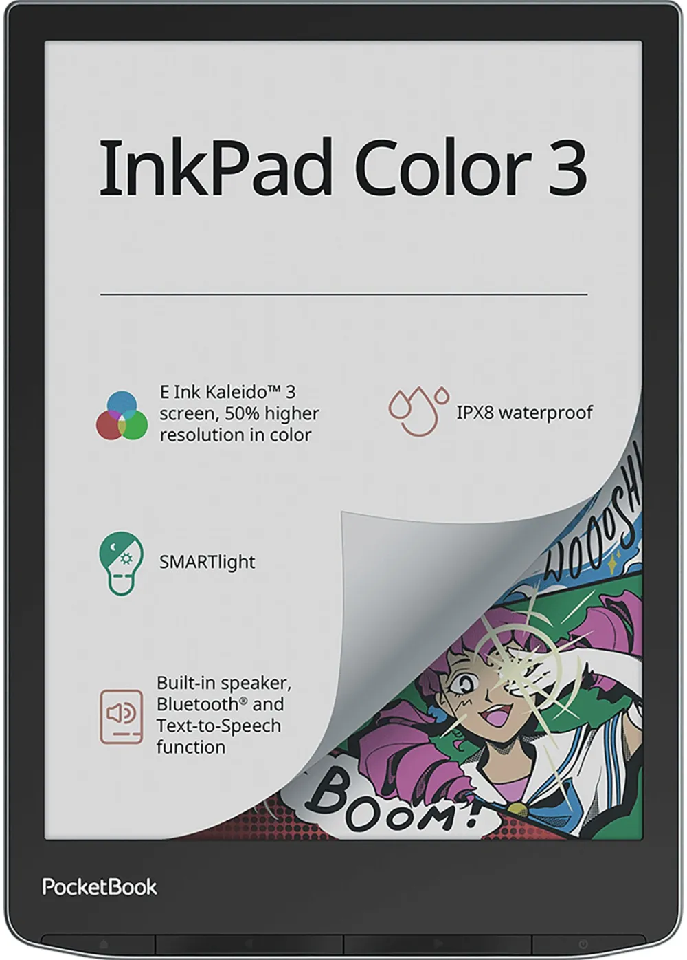 eBook Reader PocketBook InkPad Color 3 stormy sea