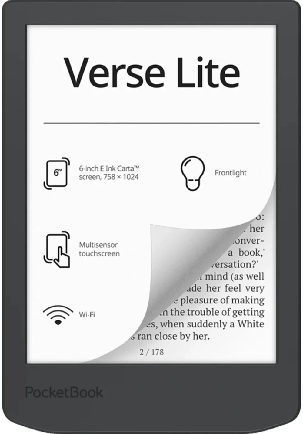 eBook Reader PocketBook Verse Lite Midnight Grey