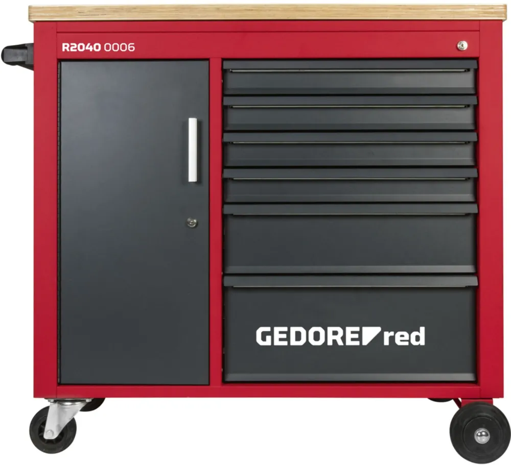Carucior scule Gedore red Mechanic Plus R20400006 cu 6 sertare