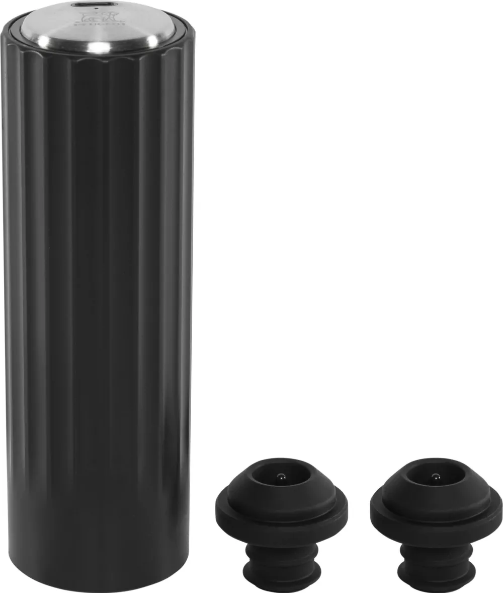 Pompa electrica de vid pentru vin Peugeot Preserve, ABS, 14 cm, negru