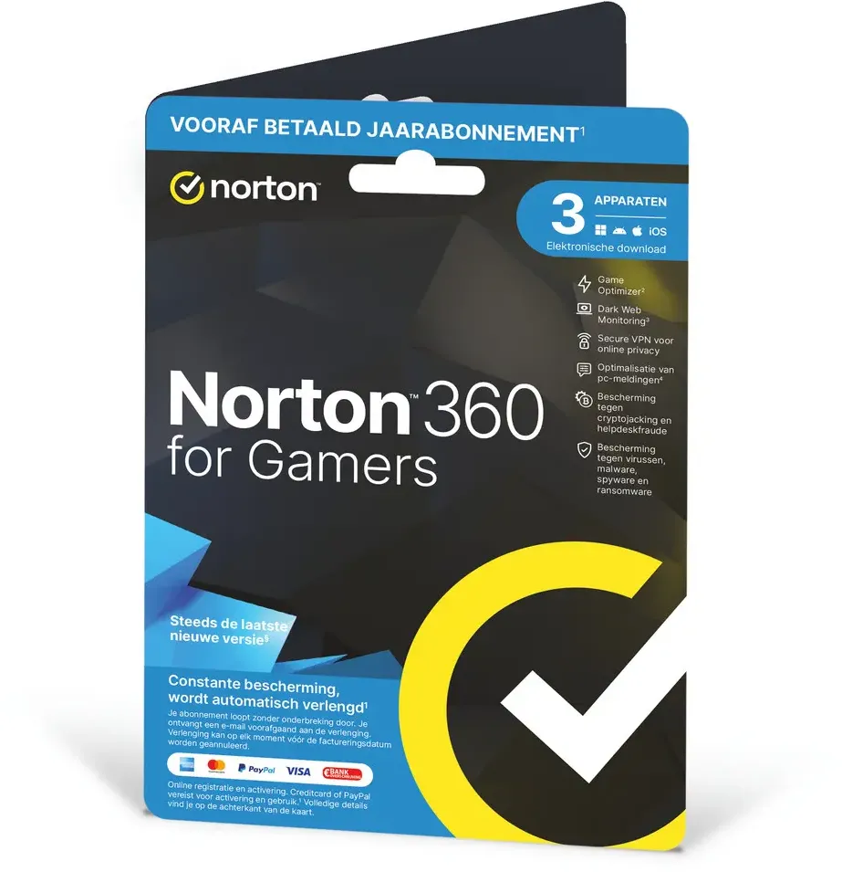 Software securitate Norton 360 Gamer Empowered 50GB 1 utilizator 3 dispozitive 1 an