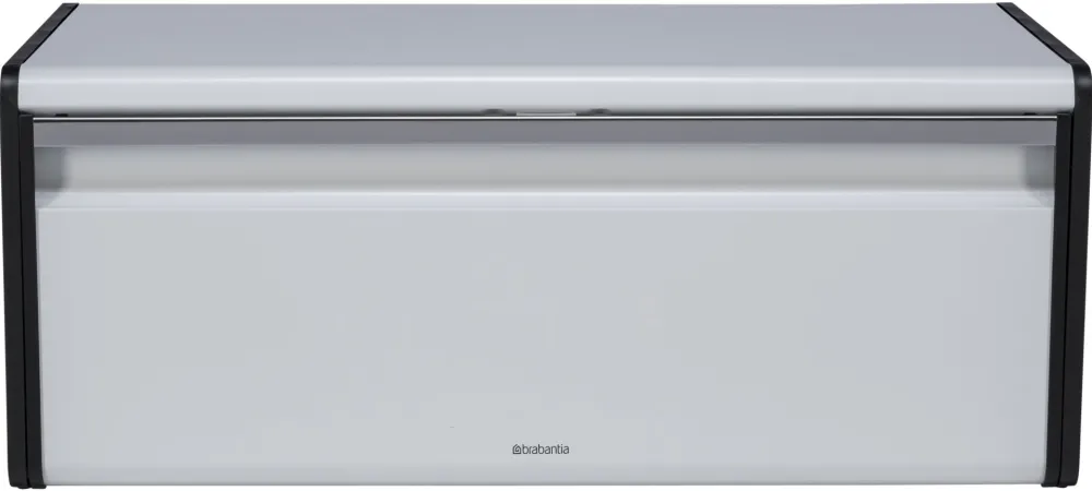 Cutie de paine cu capac rabatabil Brabantia front dreptunghiular alb