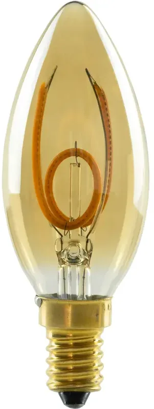 Segula LED Soft Kerze gold E14 3,2W 1900K dimmbar