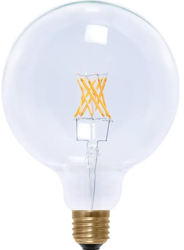 Segula LED Globe 125 klar E27 5W 400Lm 2200K dimmbar