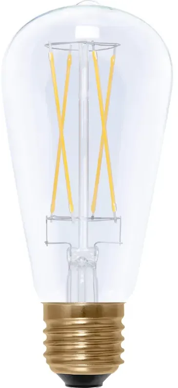 Segula LED Rustika Long Style klar E27 5W 2200K dimmbar