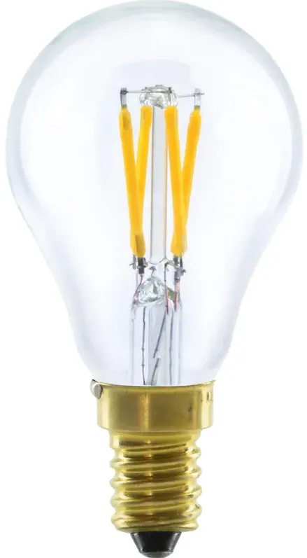 Segula LED Tropfenlampe klar E14 3W 2200K dimmbar