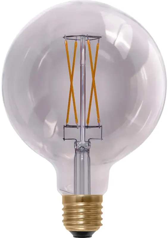 Bec LED Segula Globe 125 E27 5 W 1900 K dimabil gri fumuriu