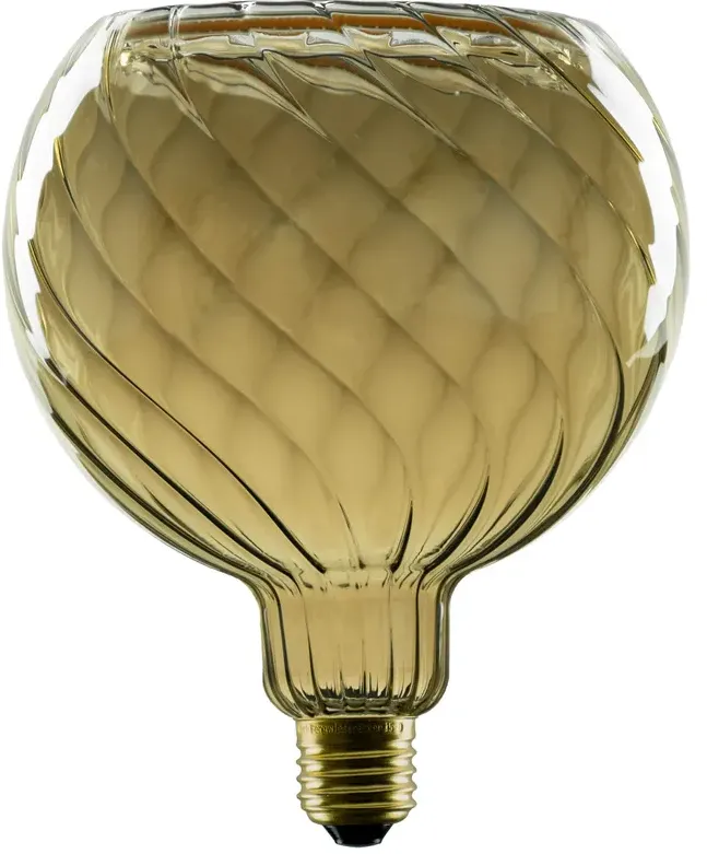 Bec LED Segula Floating Globe 150 twisted E27 230 lm gri fumuriu