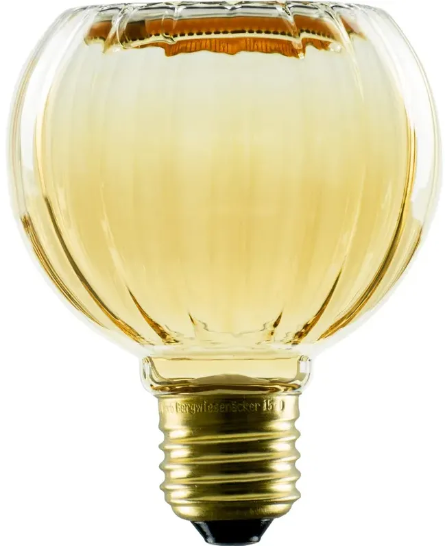 Segula LED Floating Globe 80 straight gold E27 240Lm 2200K