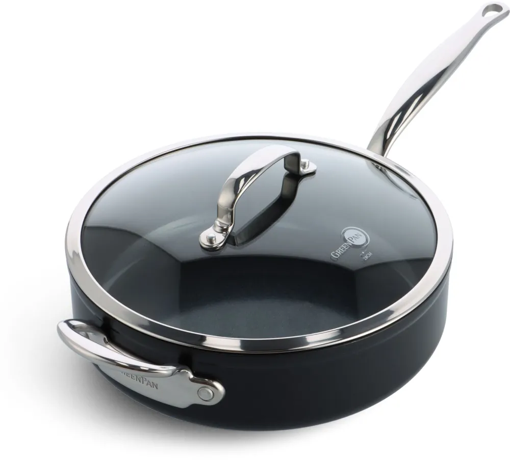 GreenPan Barcelona Pro Sauté Pan 28cm Black
