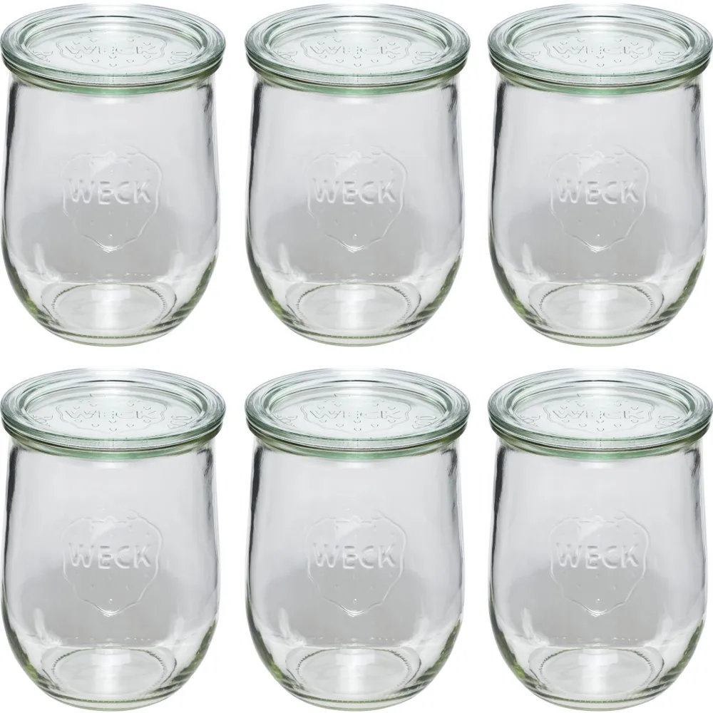 Weck Tulip Jar 1062ml Set of 6
