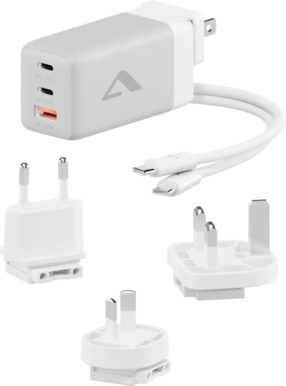 Alogic 3x67 Rapid Power 67W Multi Country Travel Charger