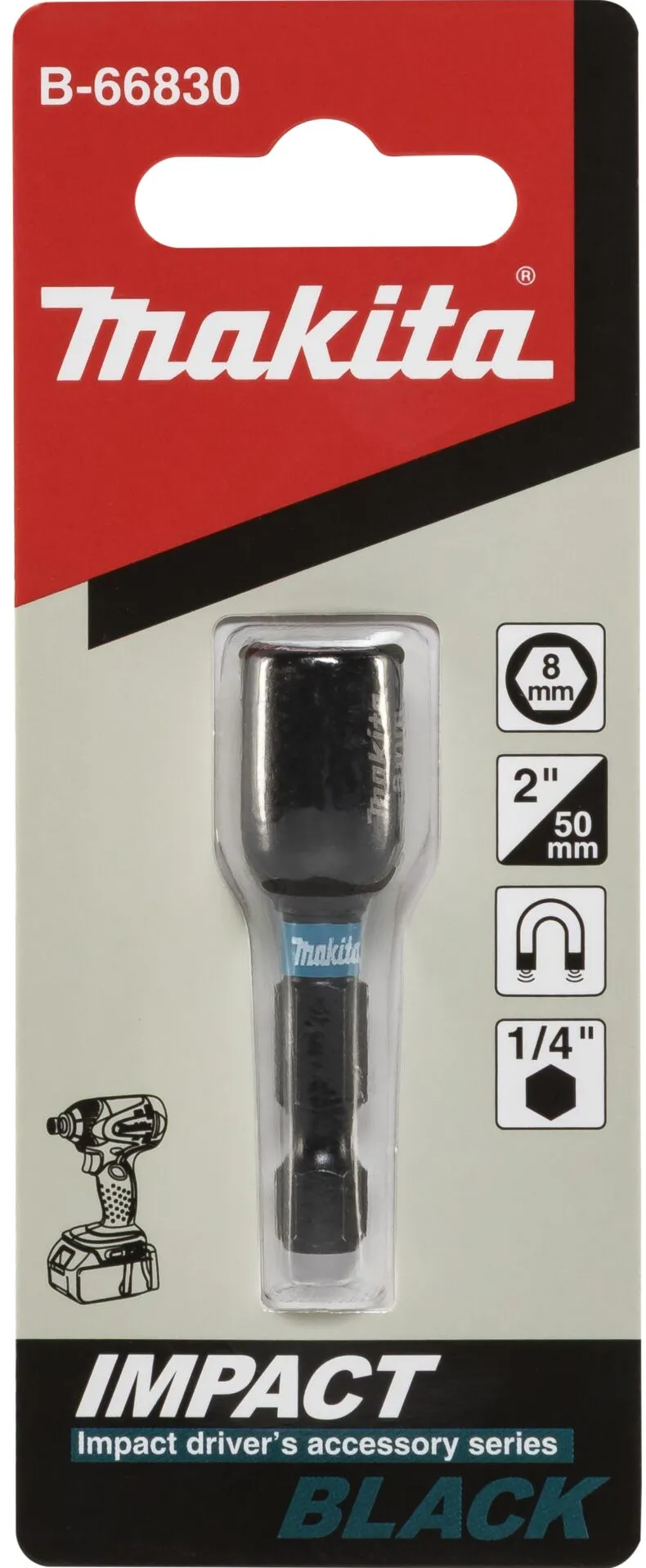 Makita Steckschlüssel 1/4 SW8
