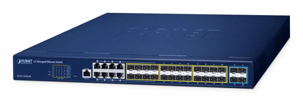 Switch Planet 16-Port Managed w/ Redundant Power GS-6311-16S