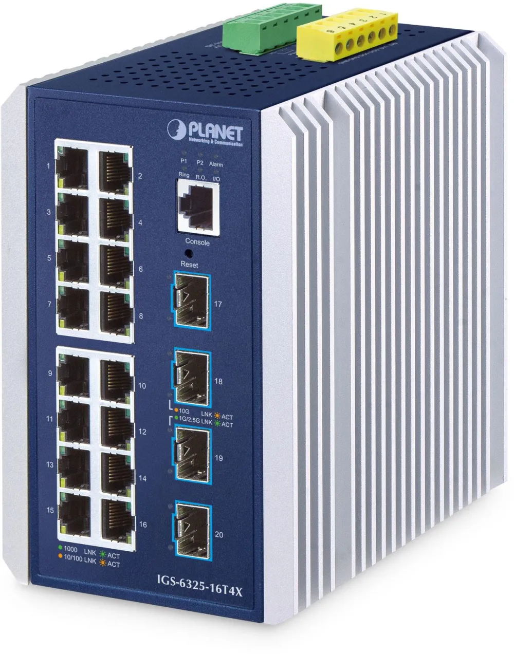 Switch Planet Industrial 16-Port Managed IGS-6325-16T4X