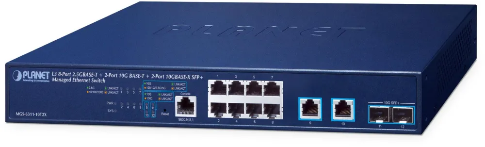 Switch Planet 8-Port Managed MGS-6311-10T2X
