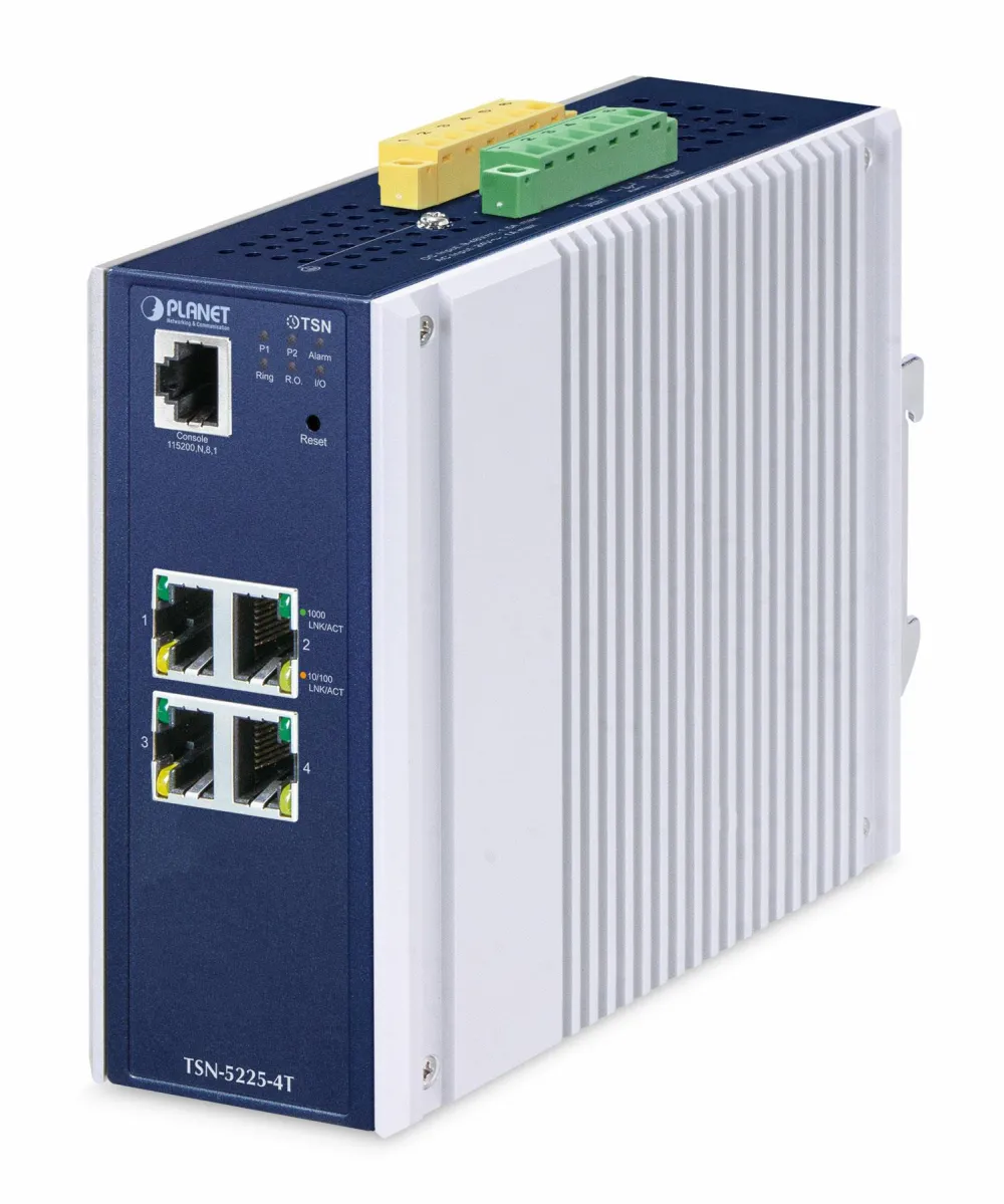 Switch Planet Industrial L2+ 4-Port Managed TSN Ethernet TS