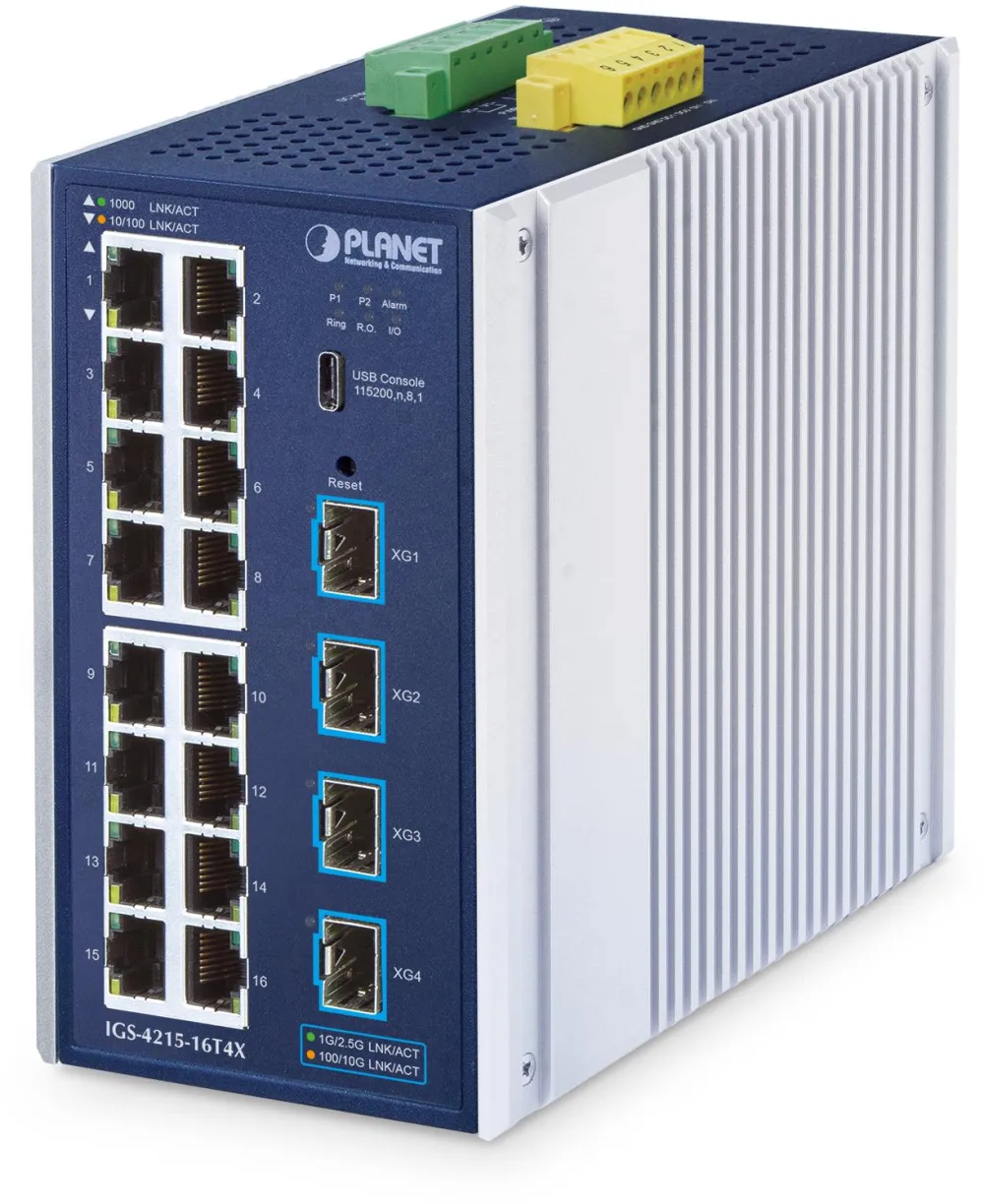 Switch Planet Industrial L2/L4 16-Port Managed IGS-4215-16T4