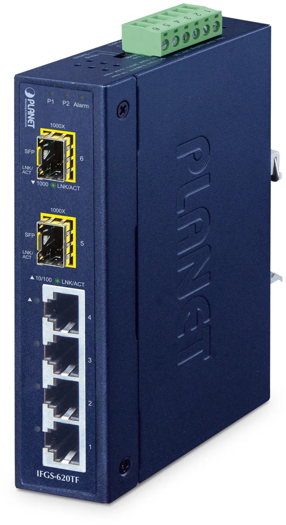 Switch Planet Industrial 4-Port Ring Ethernet IFGS-620TF
