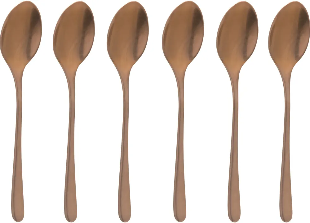 Sambonet Taste PVD 6 Espresso Spoon Set