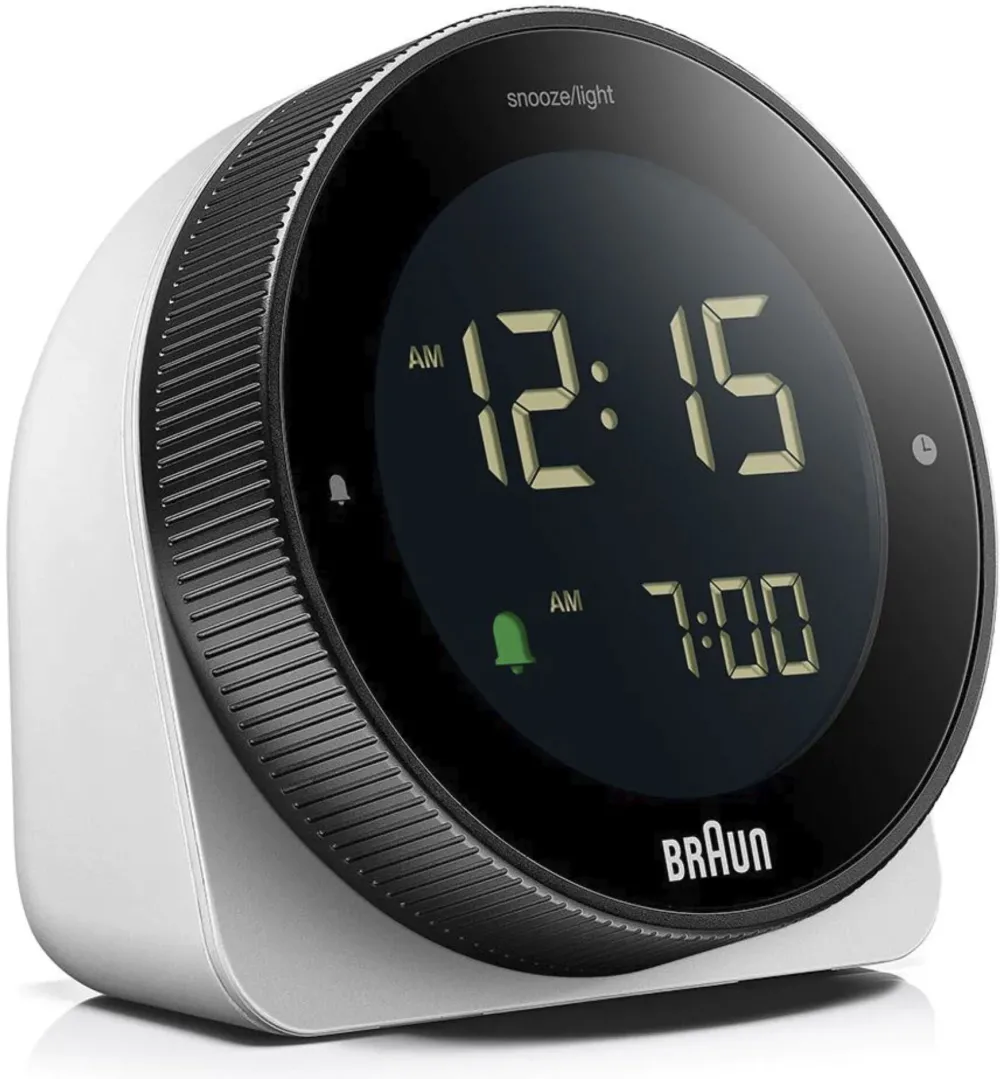 BRAUN BC 24 W DCF Radio alarm clock white