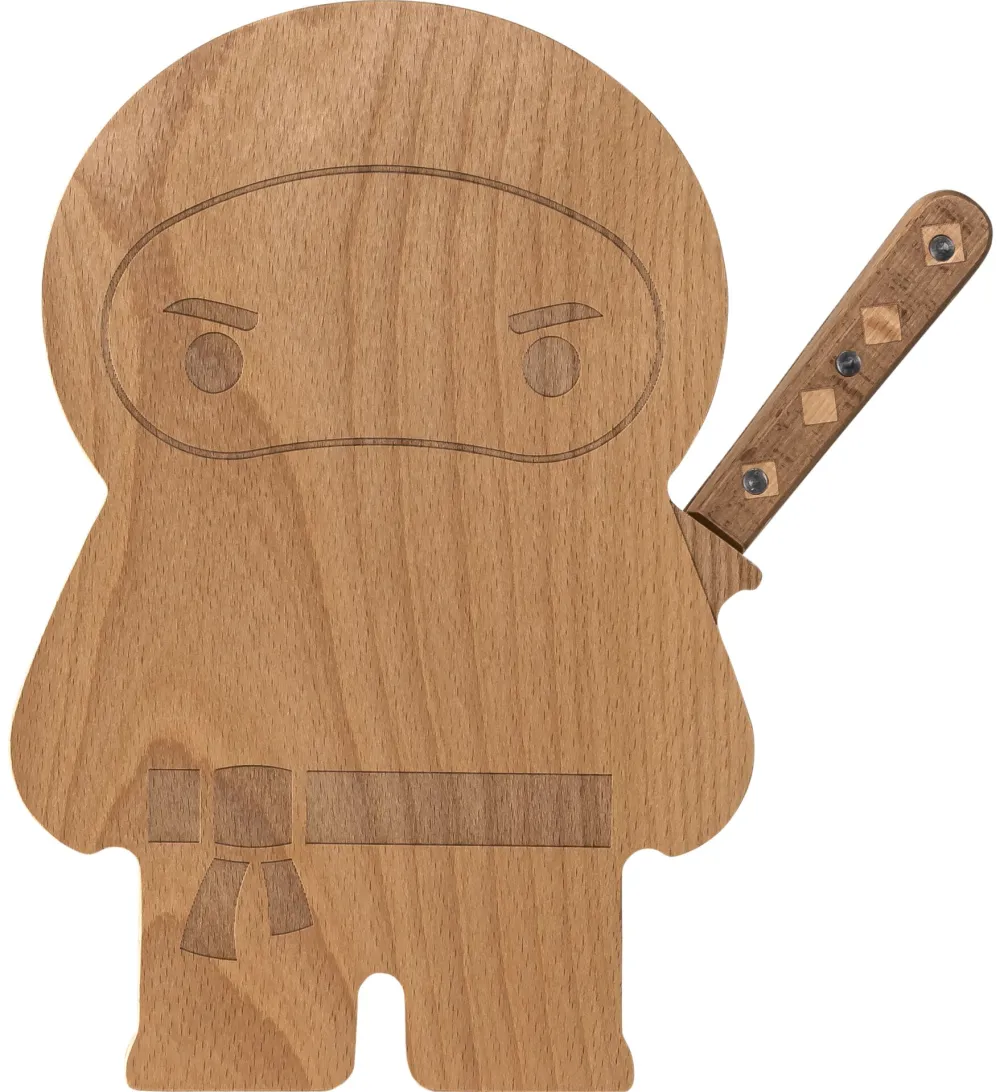 OTOTO Ninja Board Cutting Board & Knife