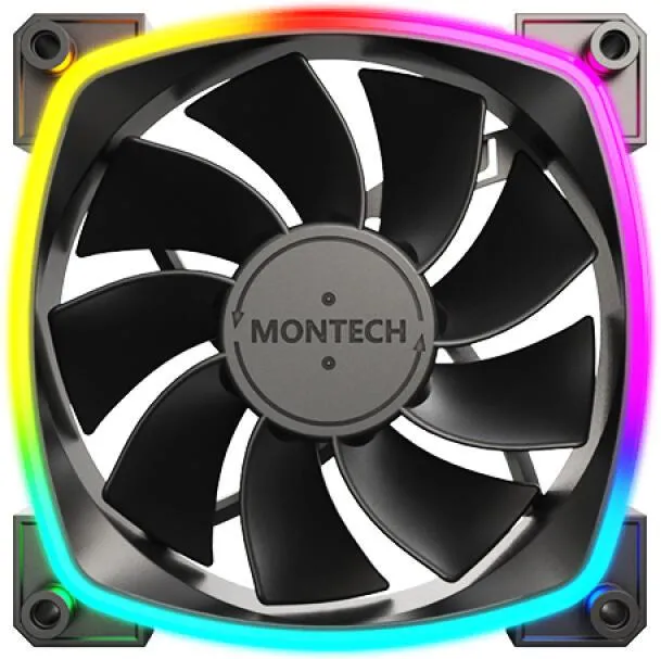 Montech RX120 PWM Black 3 in 1