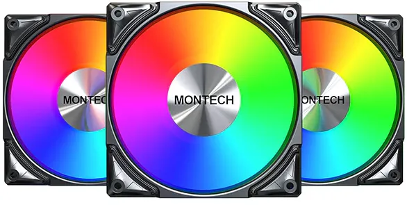 Montech Kit 3x METAL PRO 120 ARGB PWM BK
