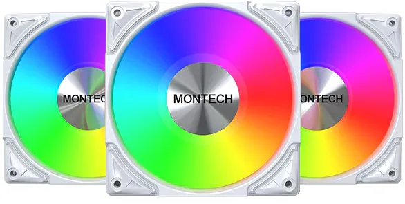 Montech Kit 3x METAL PRO 120 ARGB PWM WH