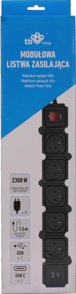 TB Energy Power Strip 1,5 m