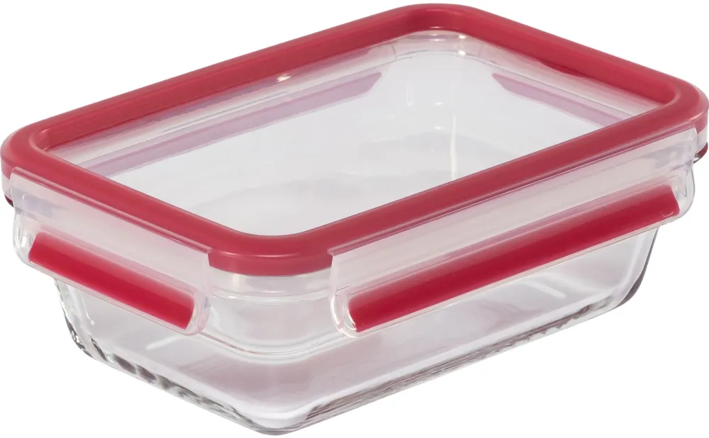 Emsa Clip&Close Glass Food Container Square 700 ml