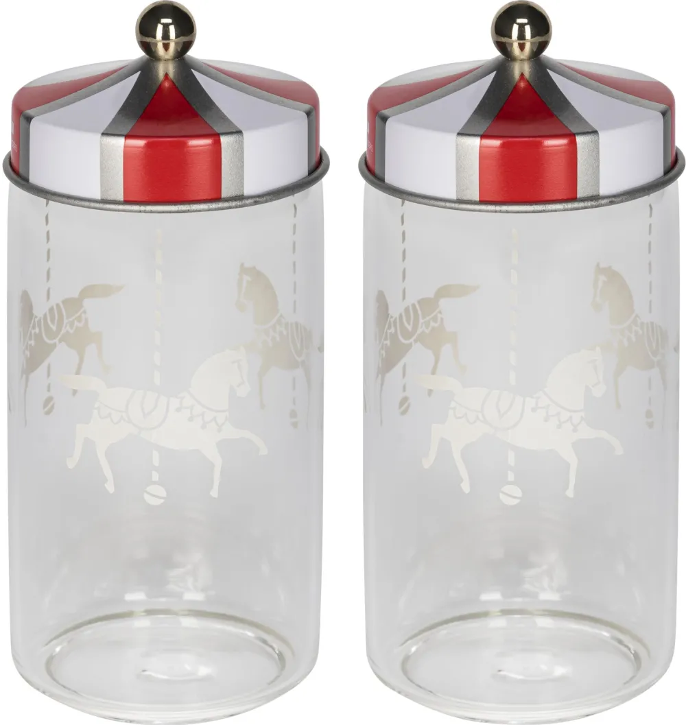 Alessi Circus Set of 2 Spice Jars MW68S2