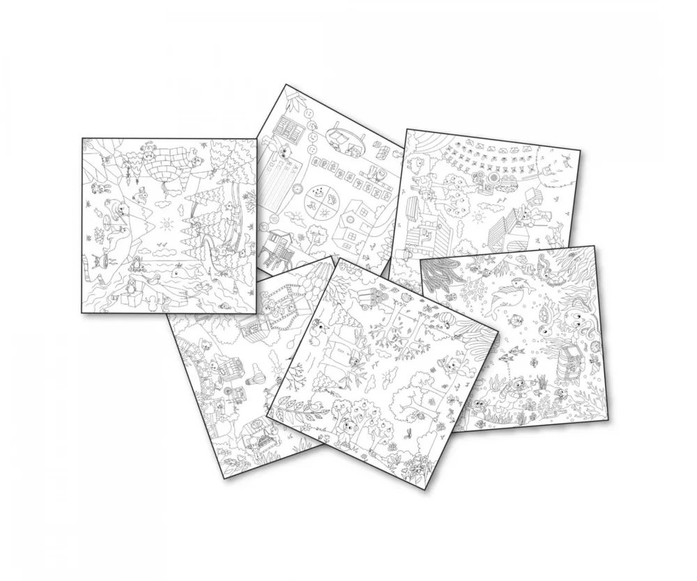 Smoby XXL Colouring Sheets