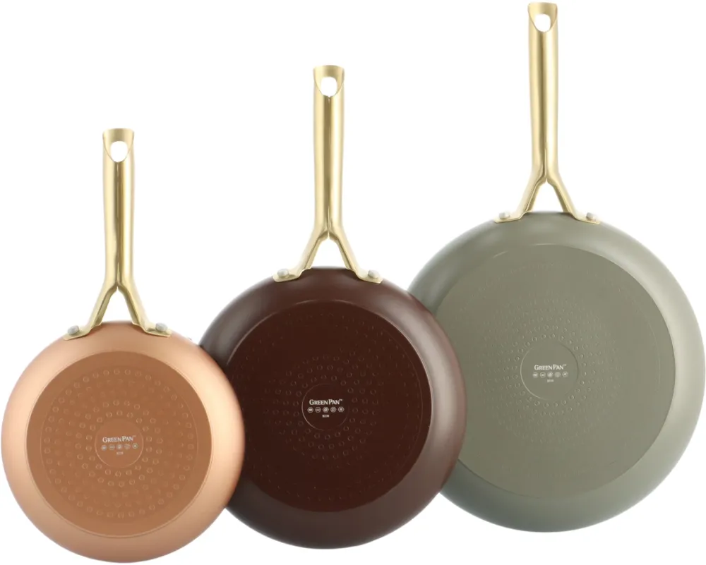 GreenPan Shades Bratfpannenset 3-tlg., 20+24+28cm Terra