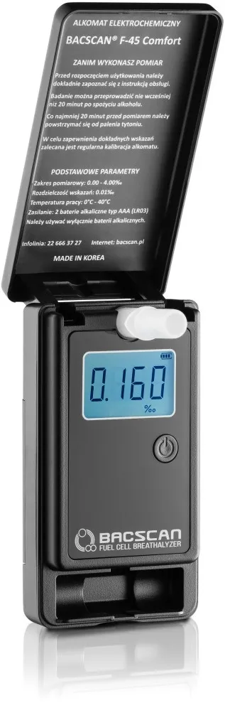 BACSCAN Electrochemical breathal yzer F-45 COMFORT