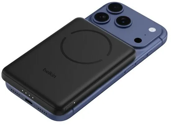 BELKIN BoostCharge Slim 5000mAH mag.PB/15W/USB-C blac.BPD021hqBK