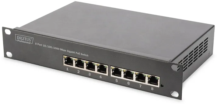 Switch Digitus Switch Switch 8-Port 10" 80 W Gigabit Ethernet PoE