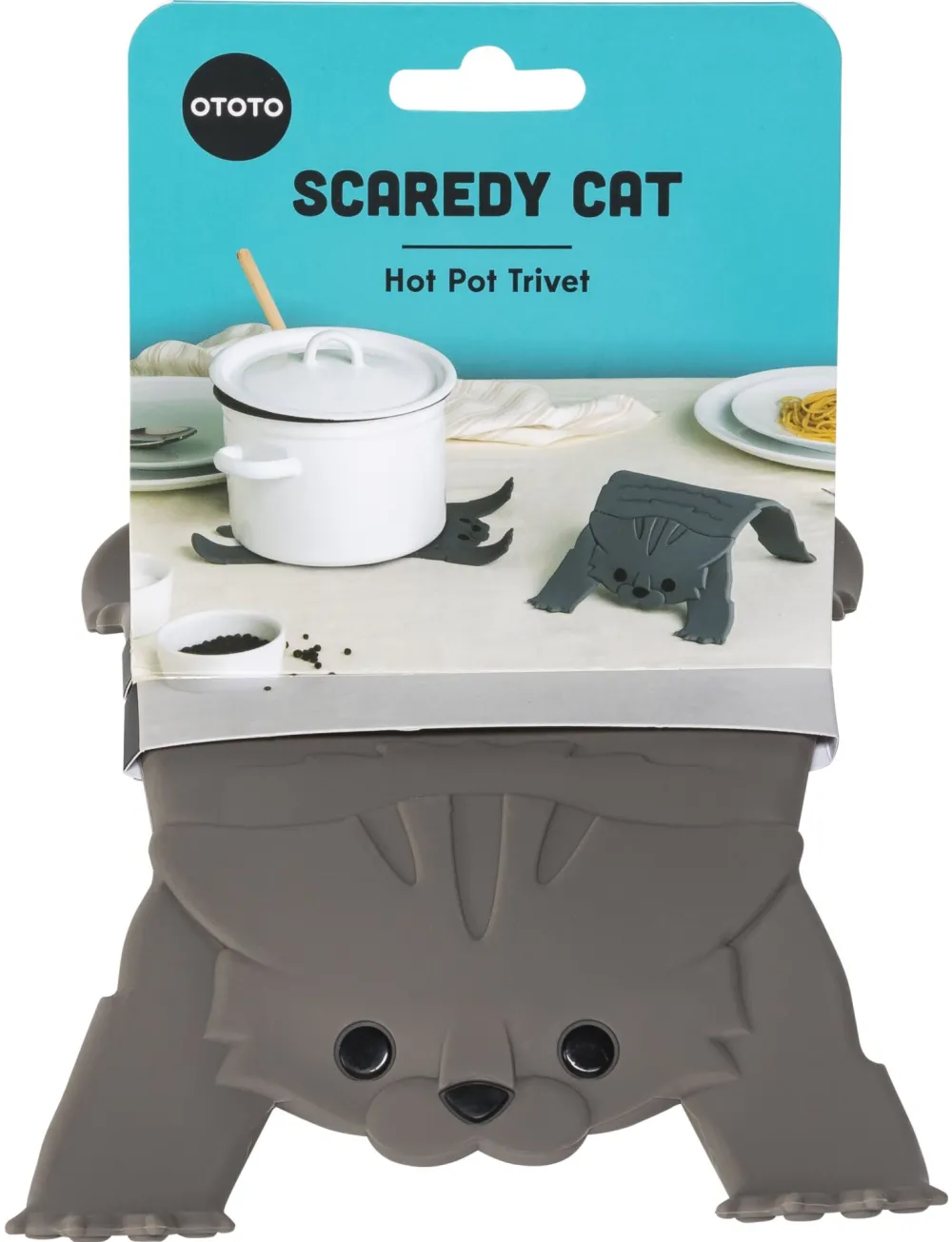 OTOTO Scaredy Cat Hot Pot Trivet