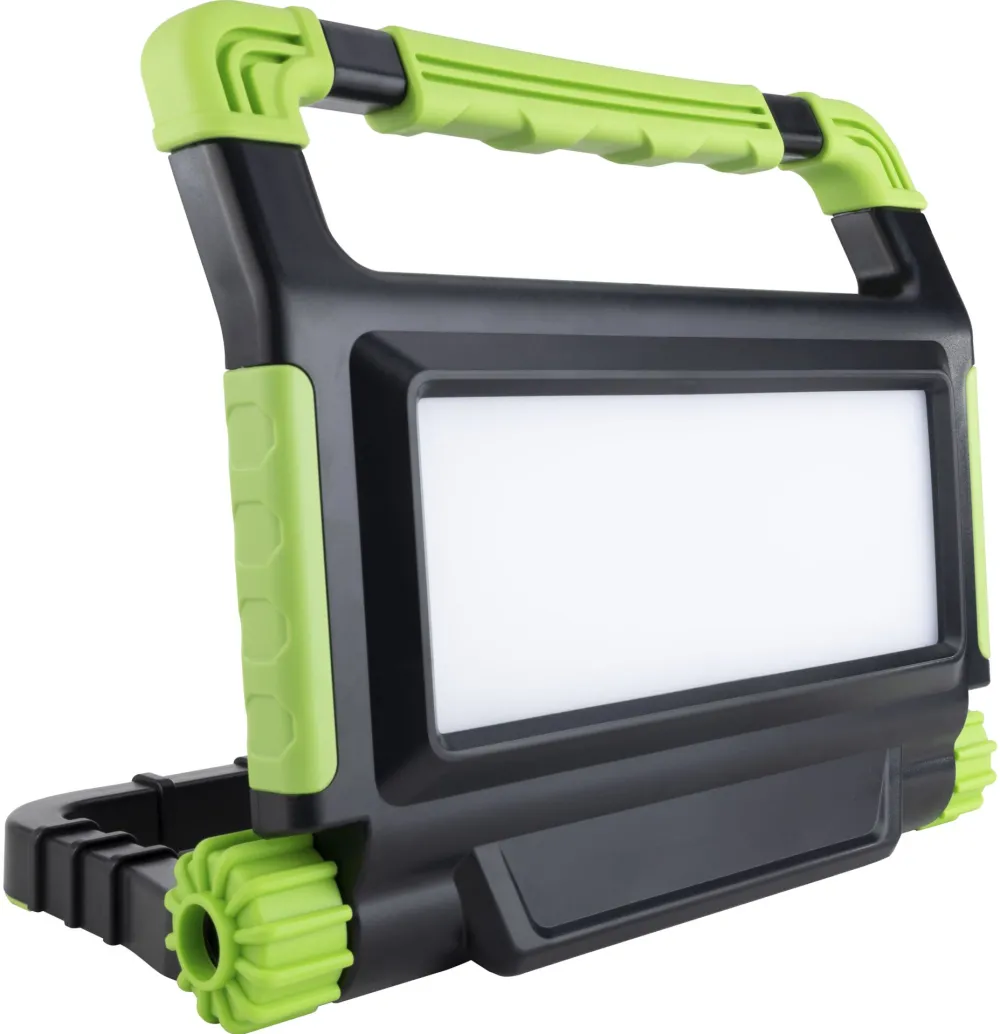 Lampa de lucru LED cu acumulator REV Spot 50W cu stativ verde
