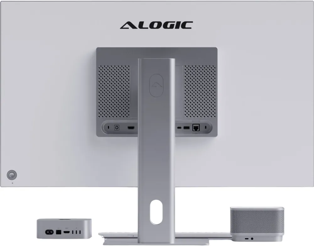 Monitor Alogic ASPEKT 32 UHD Matt Docking Silver