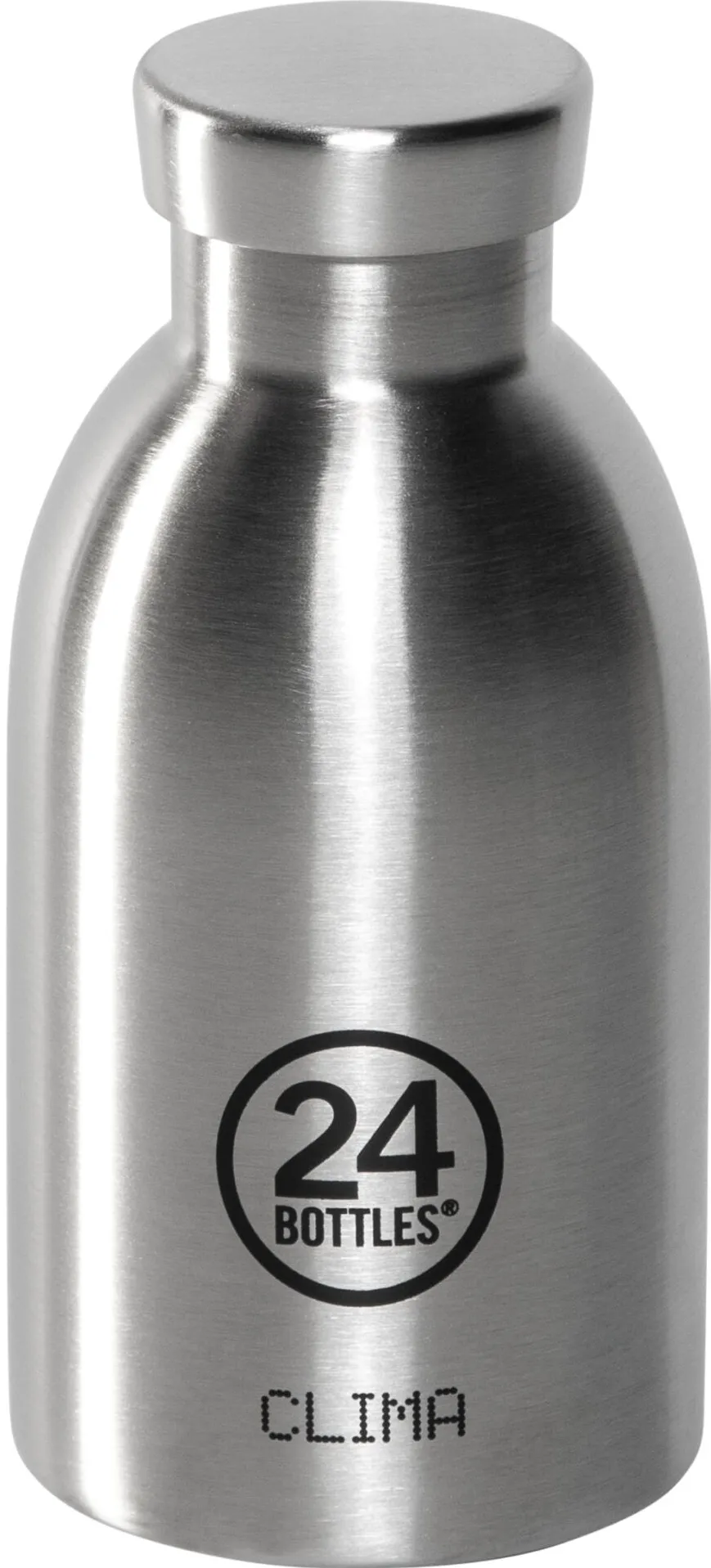 24Bottles Clima Bottle Brushed Steel, 330 ml