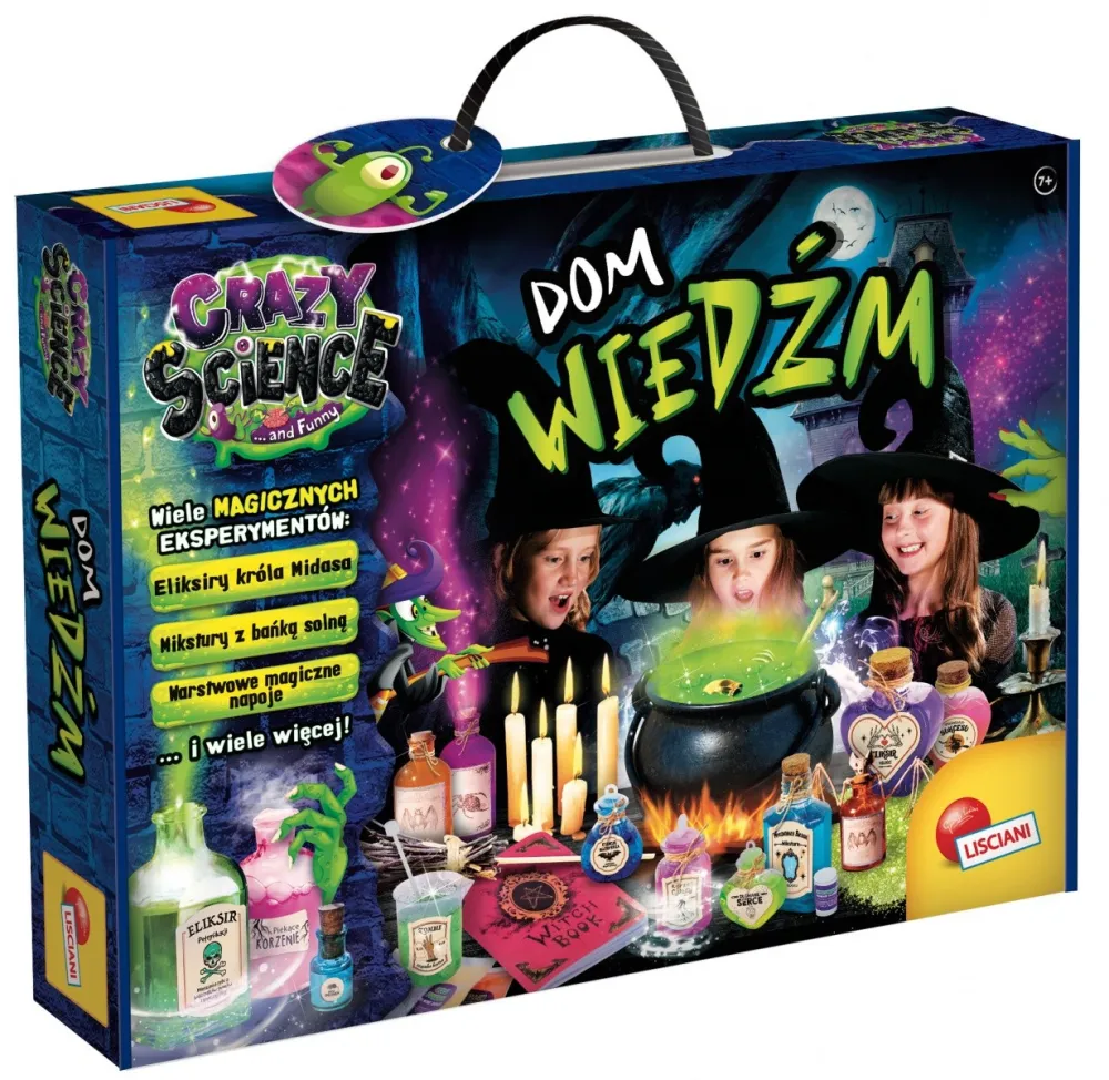 Jucarie Educationala Lisciani Set Crazy Science Witches House