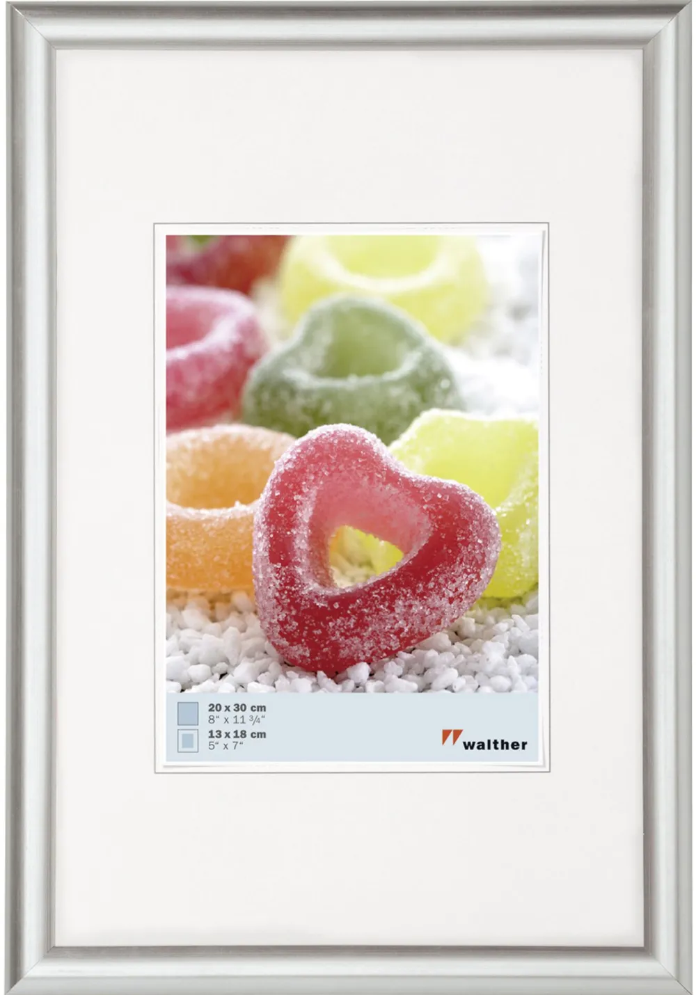 Walther Trendstyle silver 40x50 Resin KP050S