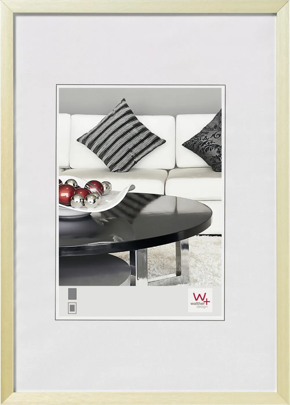 Walther Chair DIN A3 29,7x42 Aluminum gold AJ342G