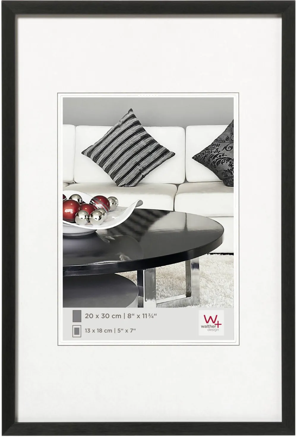 Walther Chair 20x30 Aluminum black AJ030B