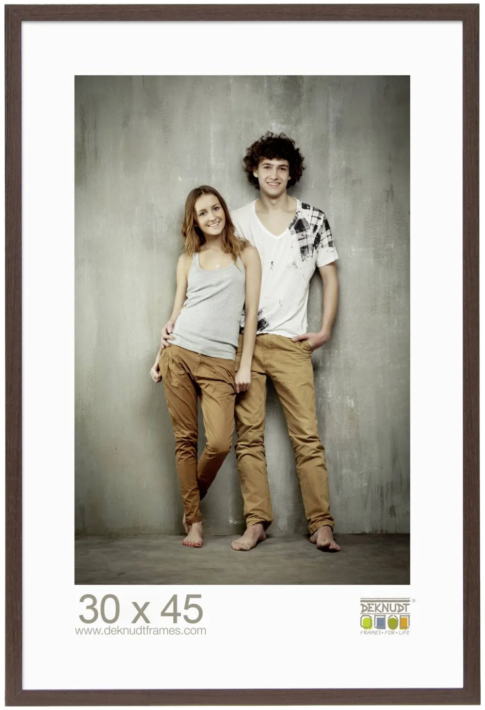 Deknudt S44CH4 30x45 Wood dark brown