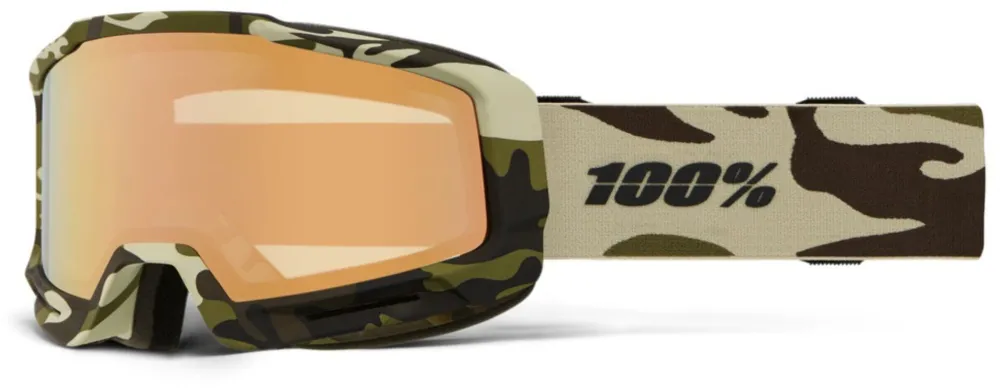 100percent SNOW - OKAN HiPER Camo Copper ML Mirror