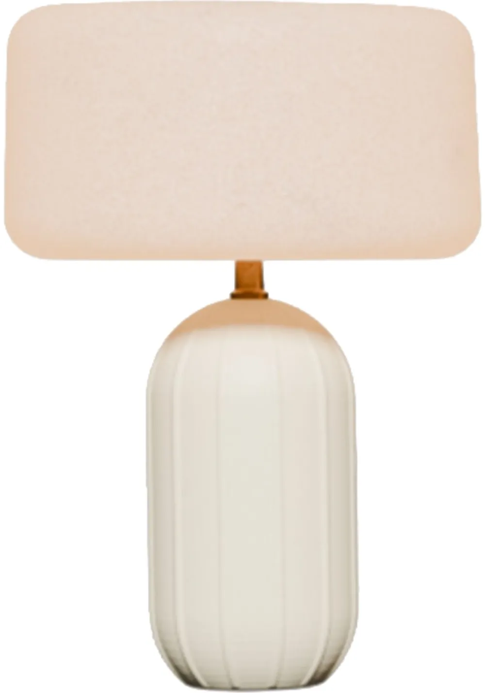 New Garden PHOEBE 40 beige Tischlampe