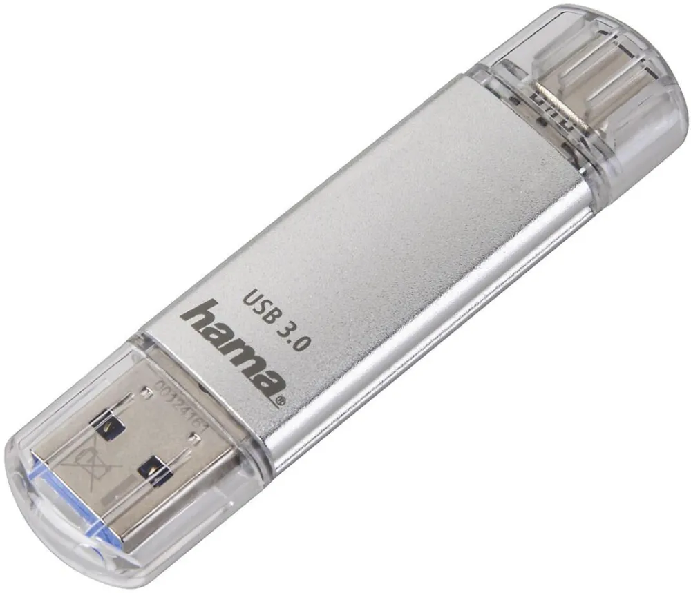 "C-Laeta" USB Stick, USB-C 3.2 Gen 1, 64GB, 40 MB/s, silver