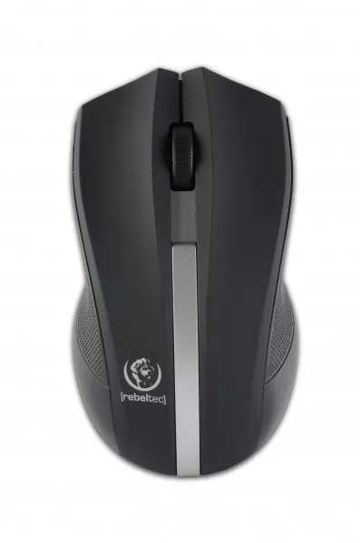 Mouse wireless optic Rebeltec GALAXY negru argintiu